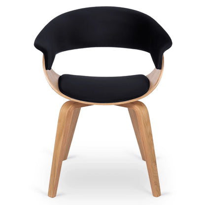 Elite GARY Golden Oak/Black Chair – A Fusion of Elegance & Comfort