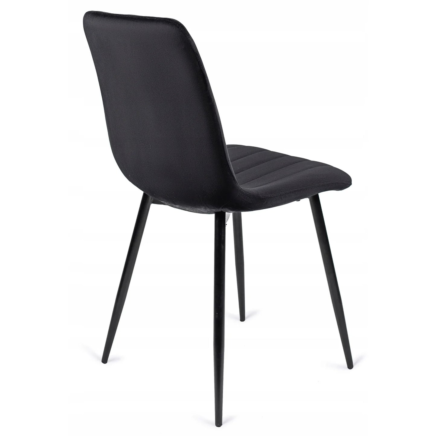 Elite IBIS Black Velvet Chair – Sleek & Modern Seating