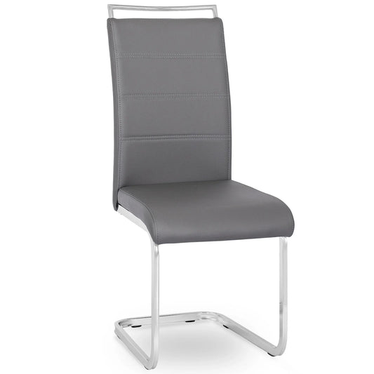 Elite LOCA Grey Eco-Leather Chair – Modern Design & Superior Comfort