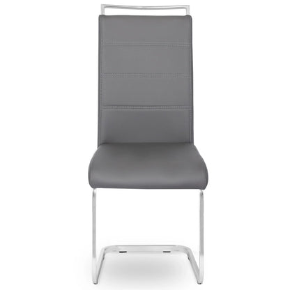 Elite LOCA Grey Eco-Leather Chair – Modern Design & Superior Comfort