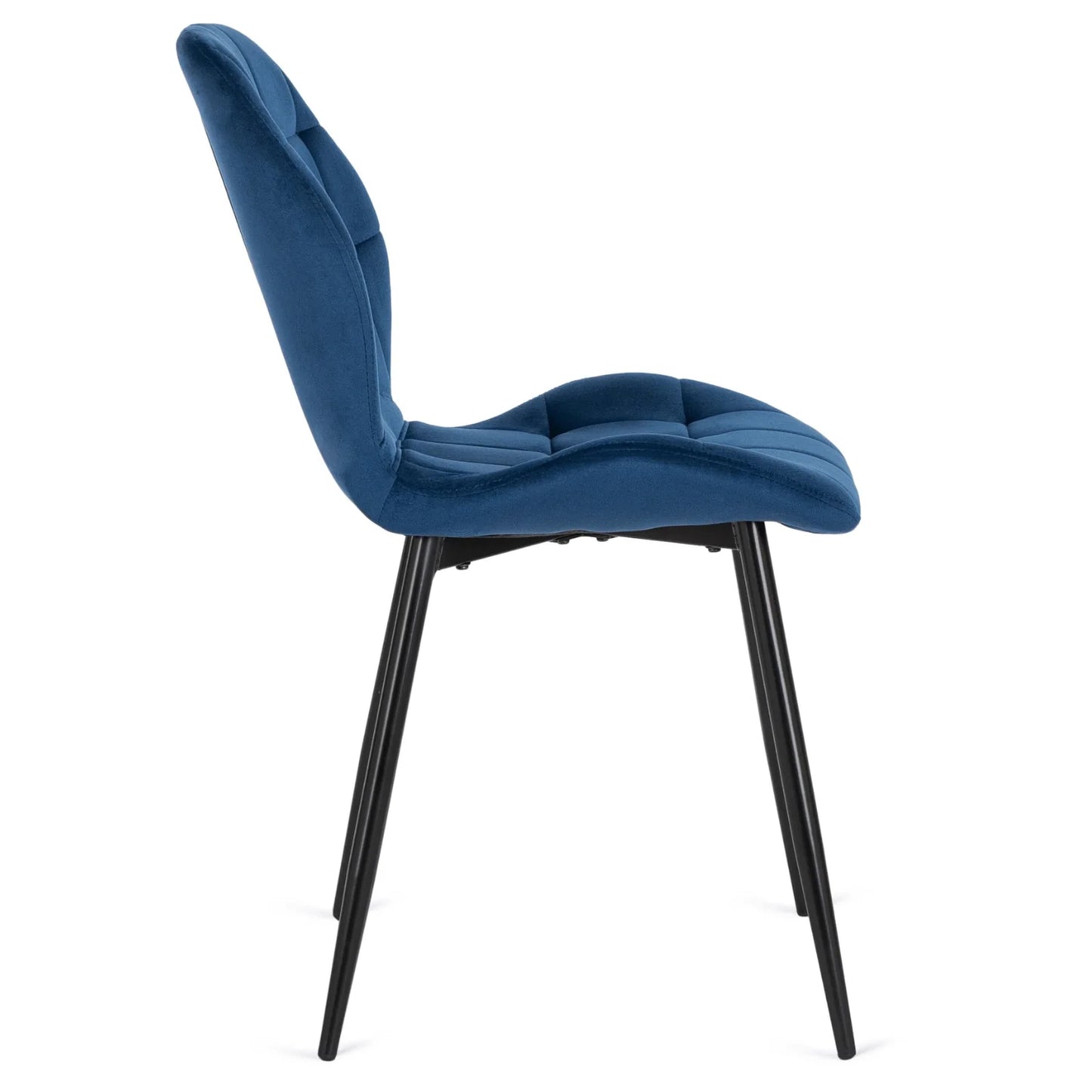 Elite LUCKY Navy Blue Velvet Chair – Timeless Elegance & Comfort
