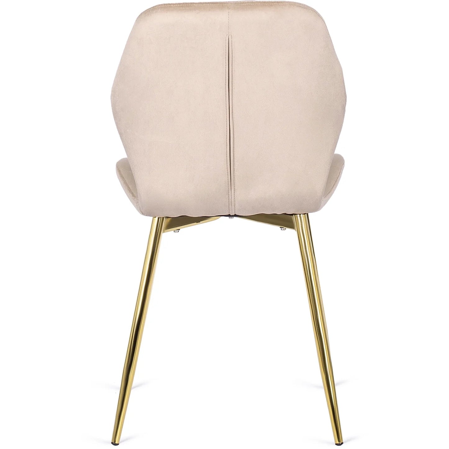 Elite LUCKY Cream Velvet Chair – Elegant Luxury for Your Space