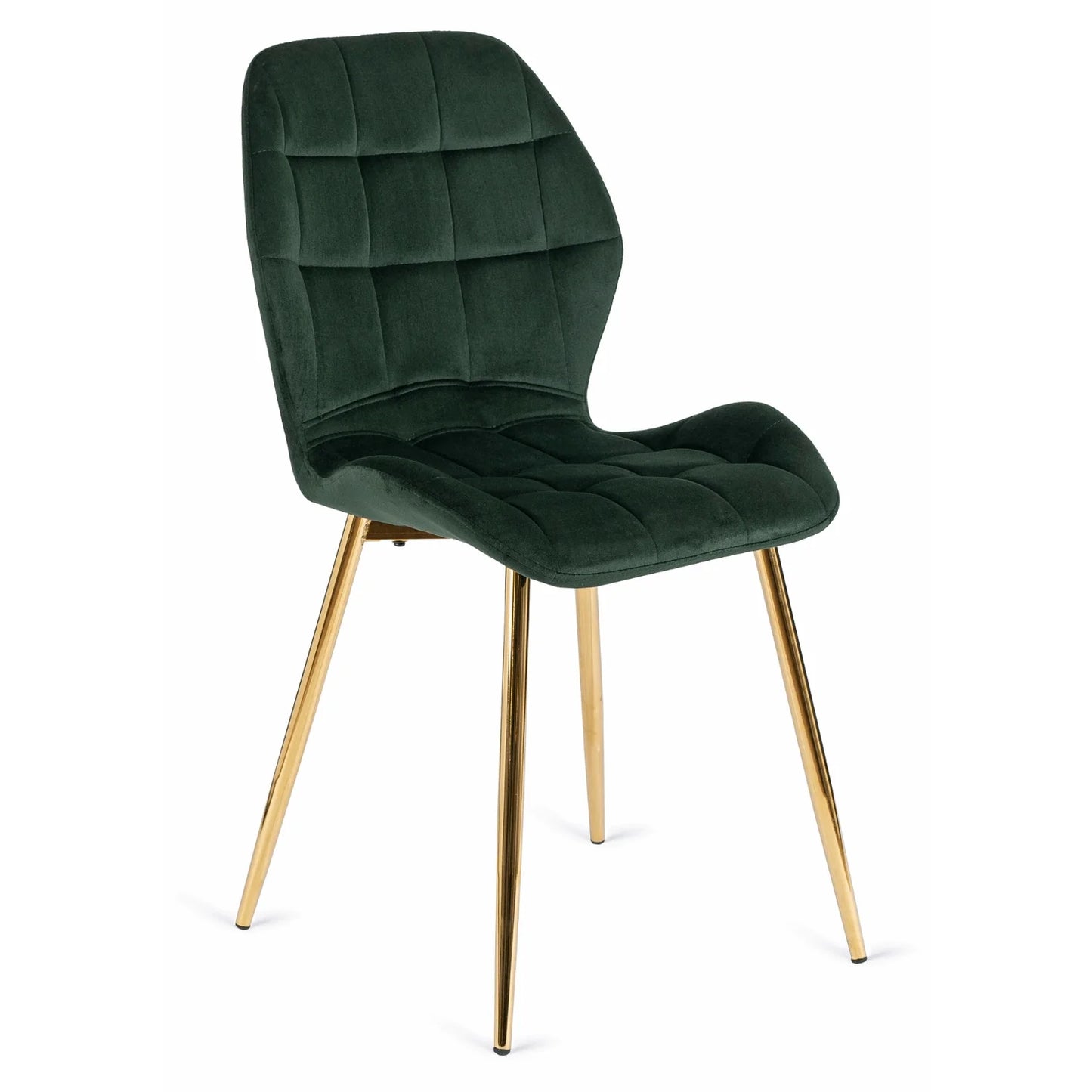 Elite LUCKY Green Velvet Chair – Luxurious Elegance for Your Interior