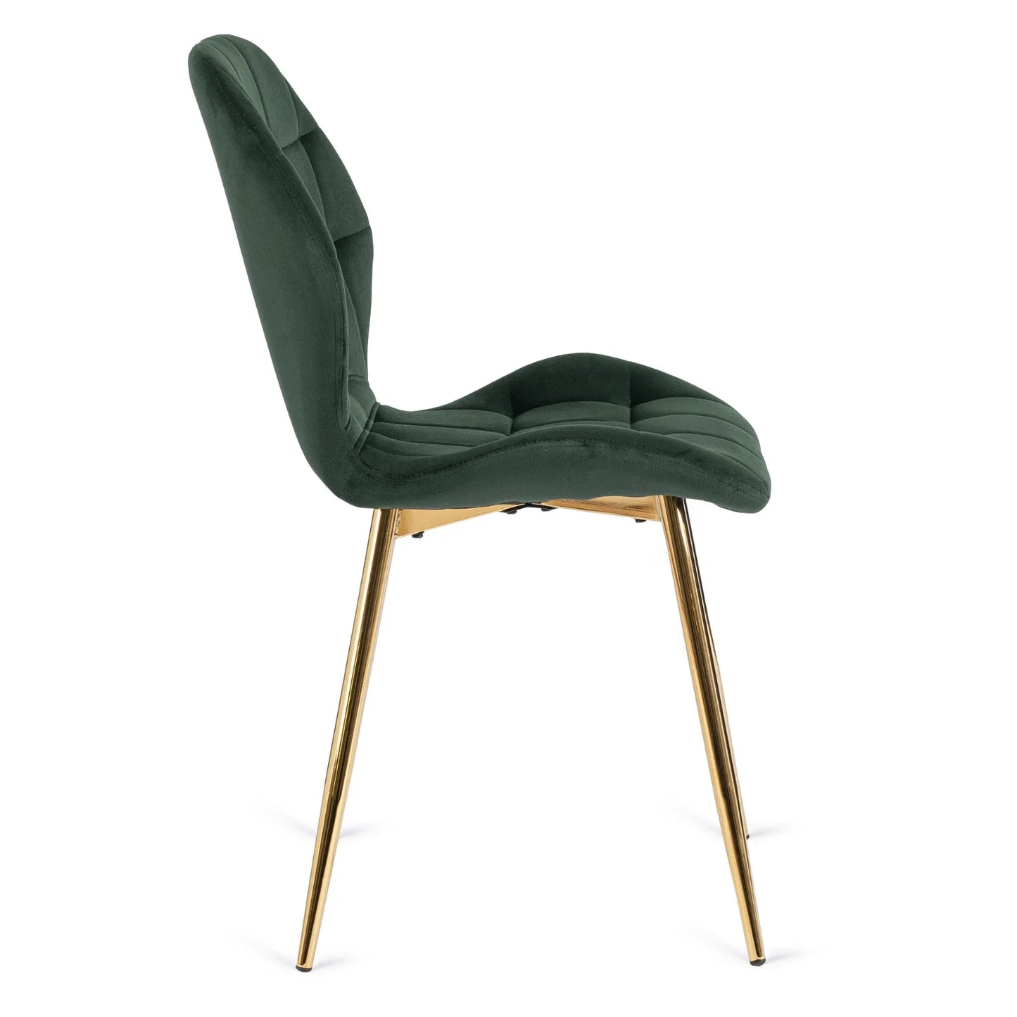 Elite LUCKY Green Velvet Chair – Luxurious Elegance for Your Interior