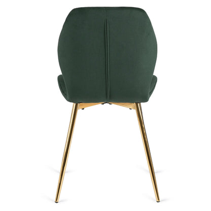 Elite LUCKY Green Velvet Chair – Luxurious Elegance for Your Interior