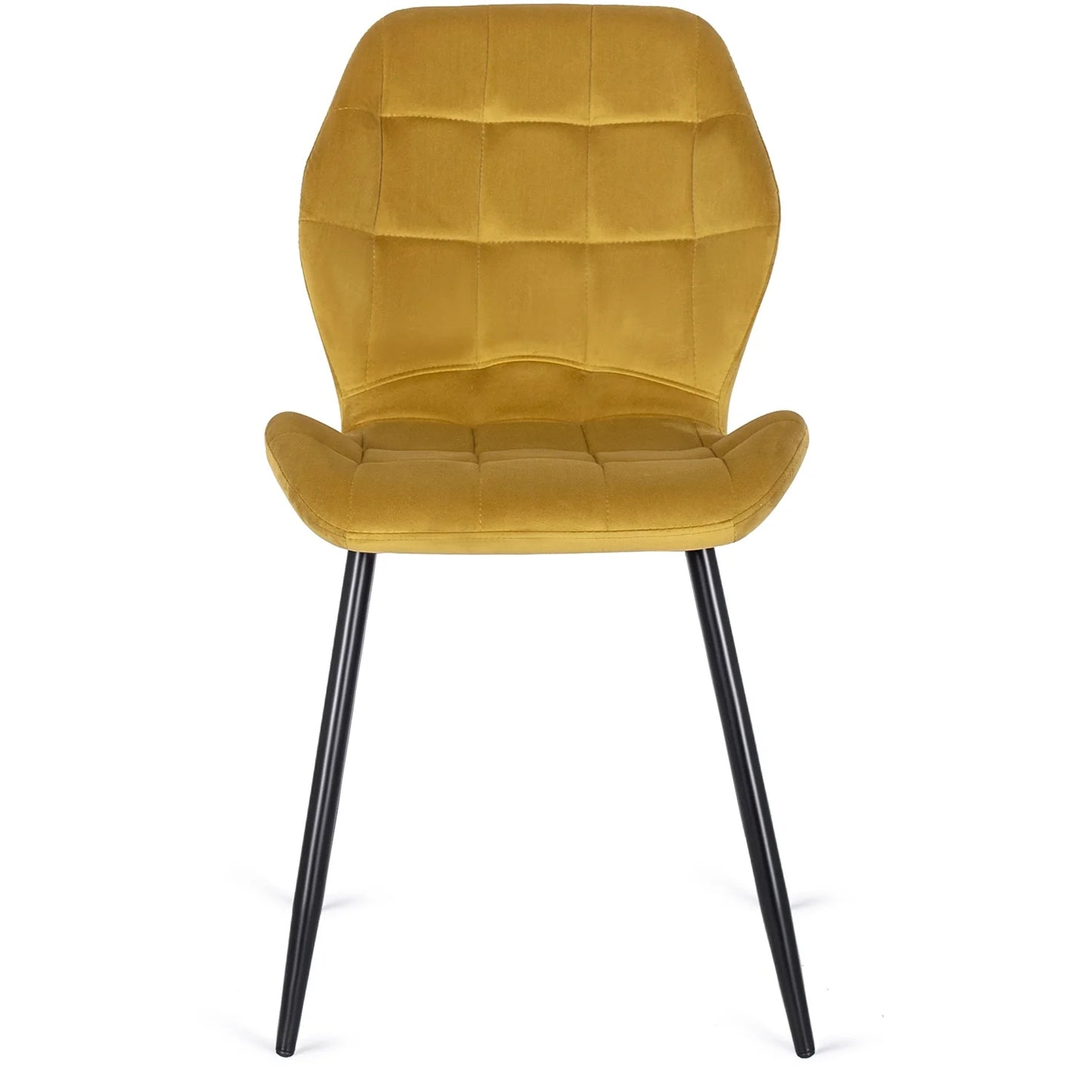 Elite LUCKY Yellow Velvet Chair – A Pop of Luxury & Comfort