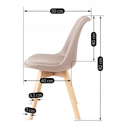 Elite NEVEL Beige Chair – Timeless Elegance & Comfort