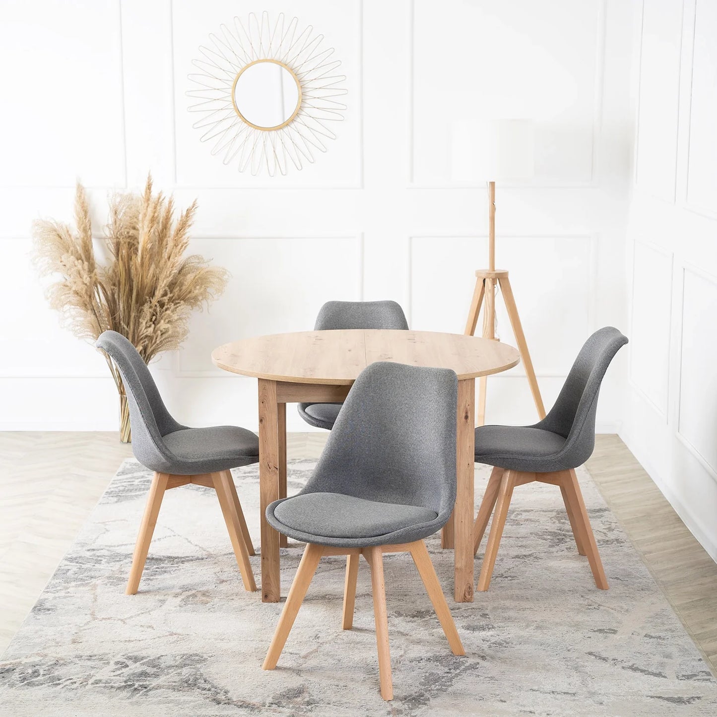 Elite NEVEL Grey Chair – Minimalist Comfort & Style