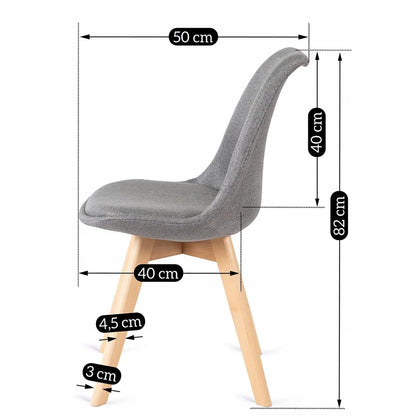 Elite NEVEL Grey Chair – Minimalist Comfort & Style