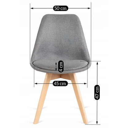 Elite NEVEL Grey Chair – Minimalist Comfort & Style