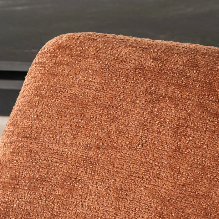 Elite FLAV Rust Modern Upholstered Chair