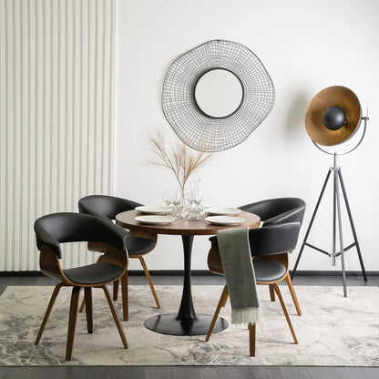 Elite OHIO Black Chair – A Fusion of Modern Elegance & Comfort