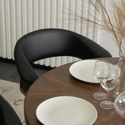 Elite OHIO Black Chair – A Fusion of Modern Elegance & Comfort