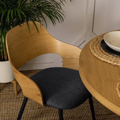 Elite ORBI Chair – Golden Oak/Black