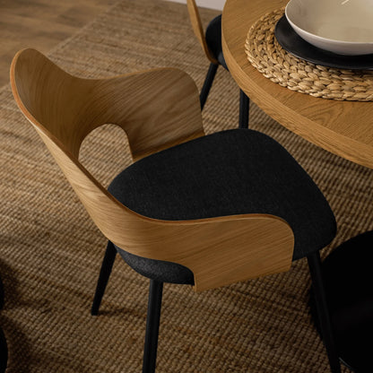 Elite ORBI Chair – Golden Oak/Black