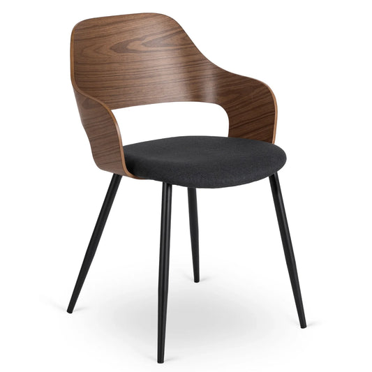 Elite ORBI Chair – Walnut/Black