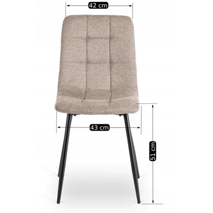 Elite PERU 2 Beige Upholstered Chair – Timeless Elegance & Comfort