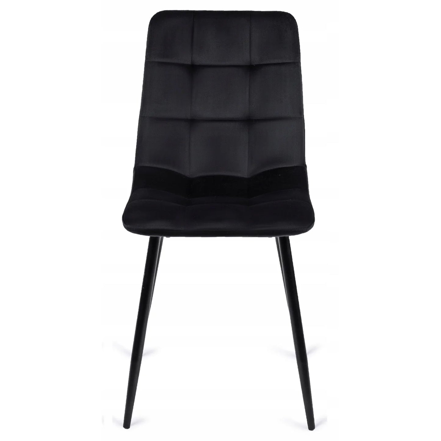 Elite PERU Black Velvet Chair – A Timeless Fusion of Style and Comfort