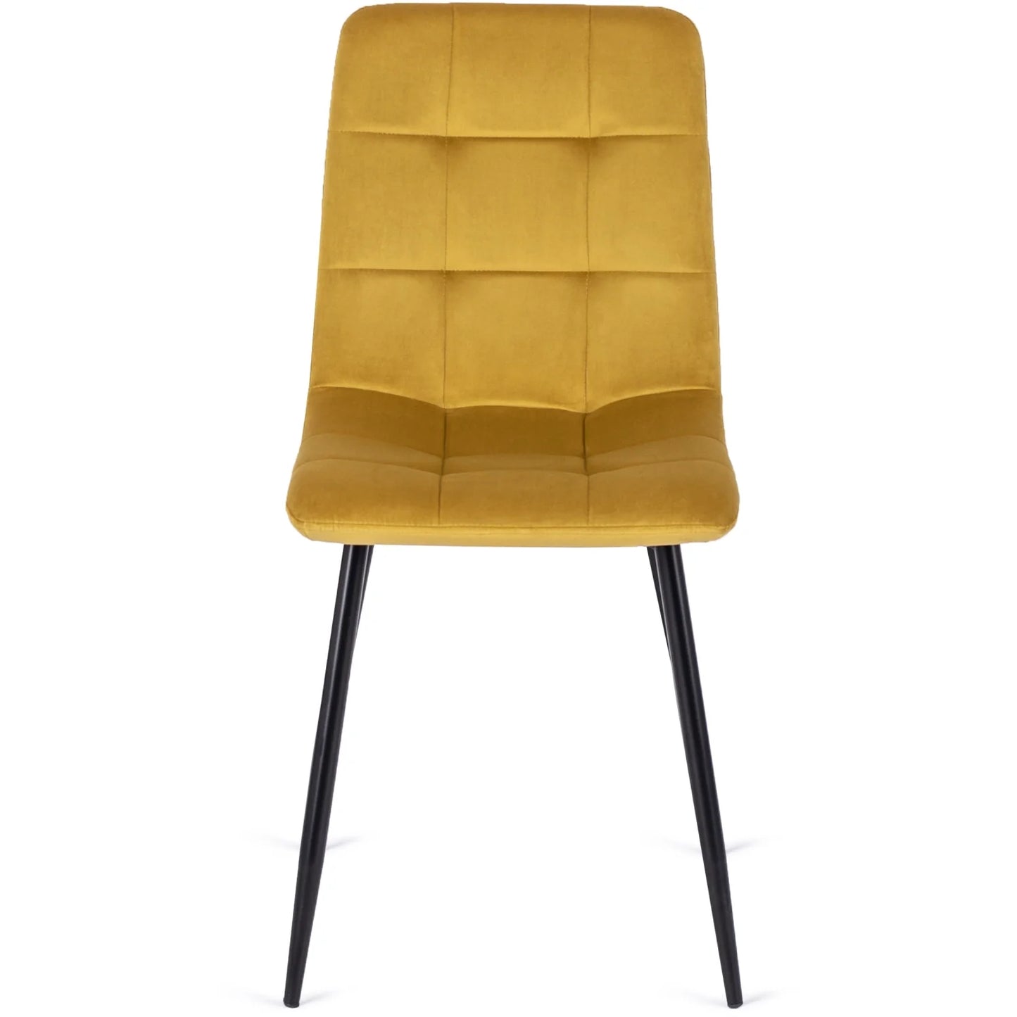 Elite PERU Mustard Velvet Chair – A Bold Statement of Style and Comfort