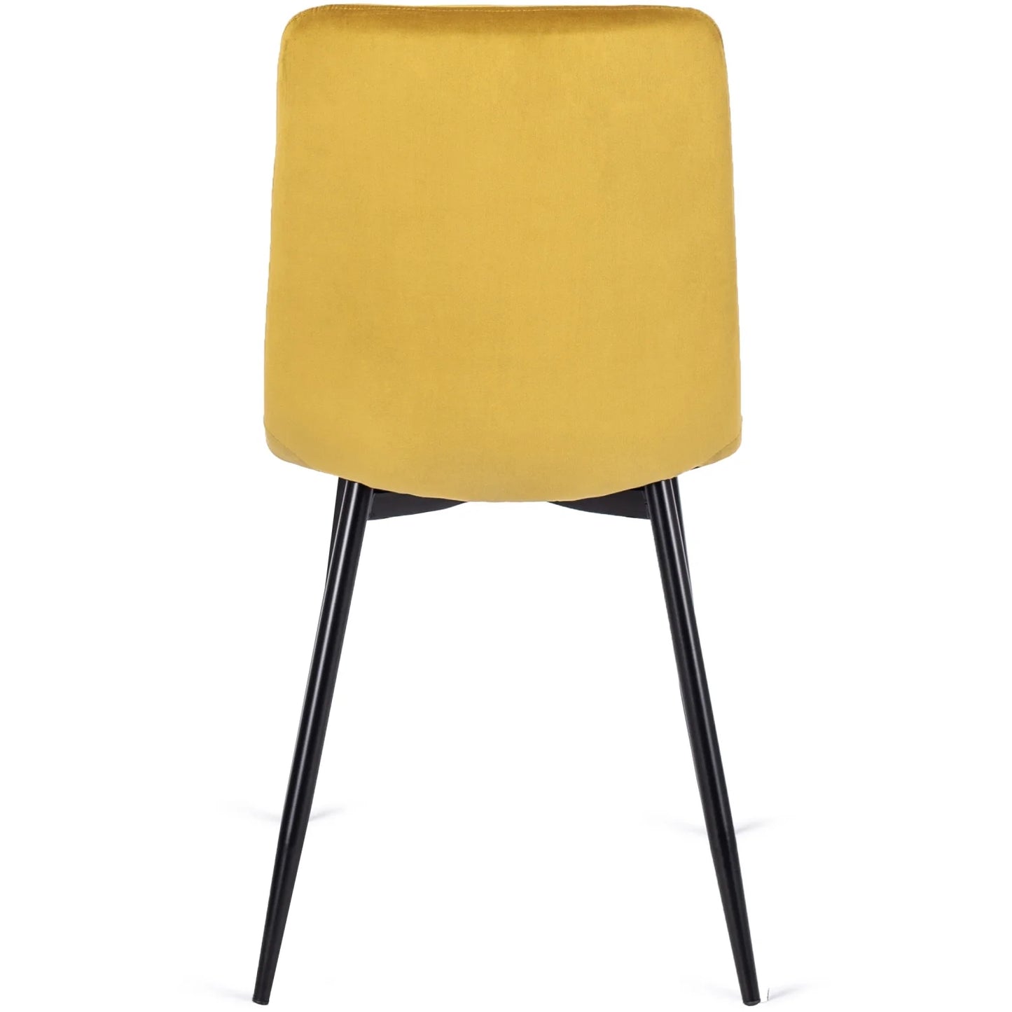 Elite PERU Mustard Velvet Chair – A Bold Statement of Style and Comfort