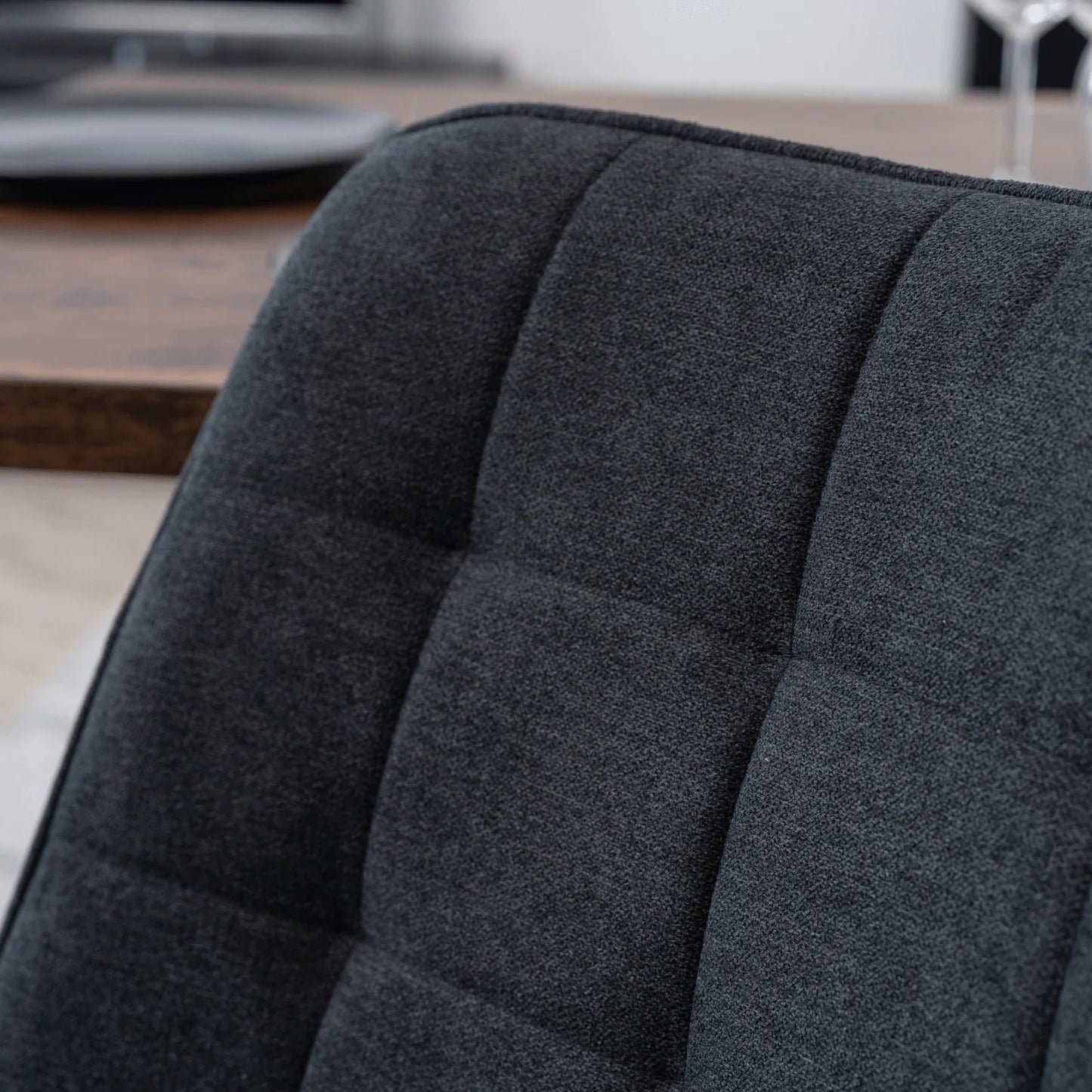 RICK 2 Black Upholstered Chair – A Perfect Blend of Style and Comfort