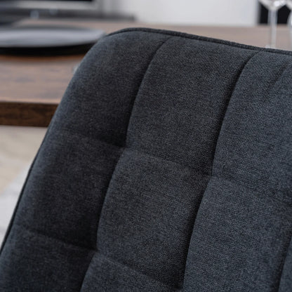 RICK 2 Black Upholstered Chair – A Perfect Blend of Style and Comfort