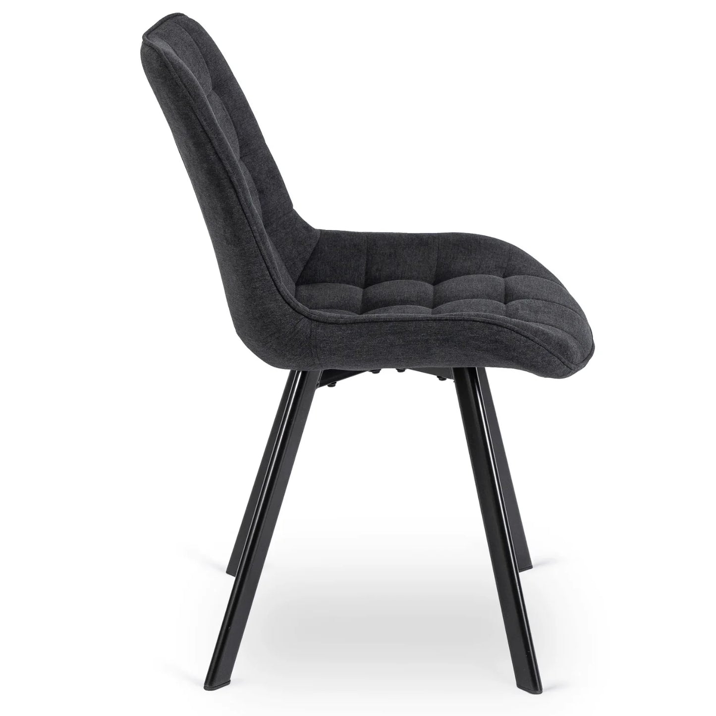 RICK 2 Black Upholstered Chair – A Perfect Blend of Style and Comfort