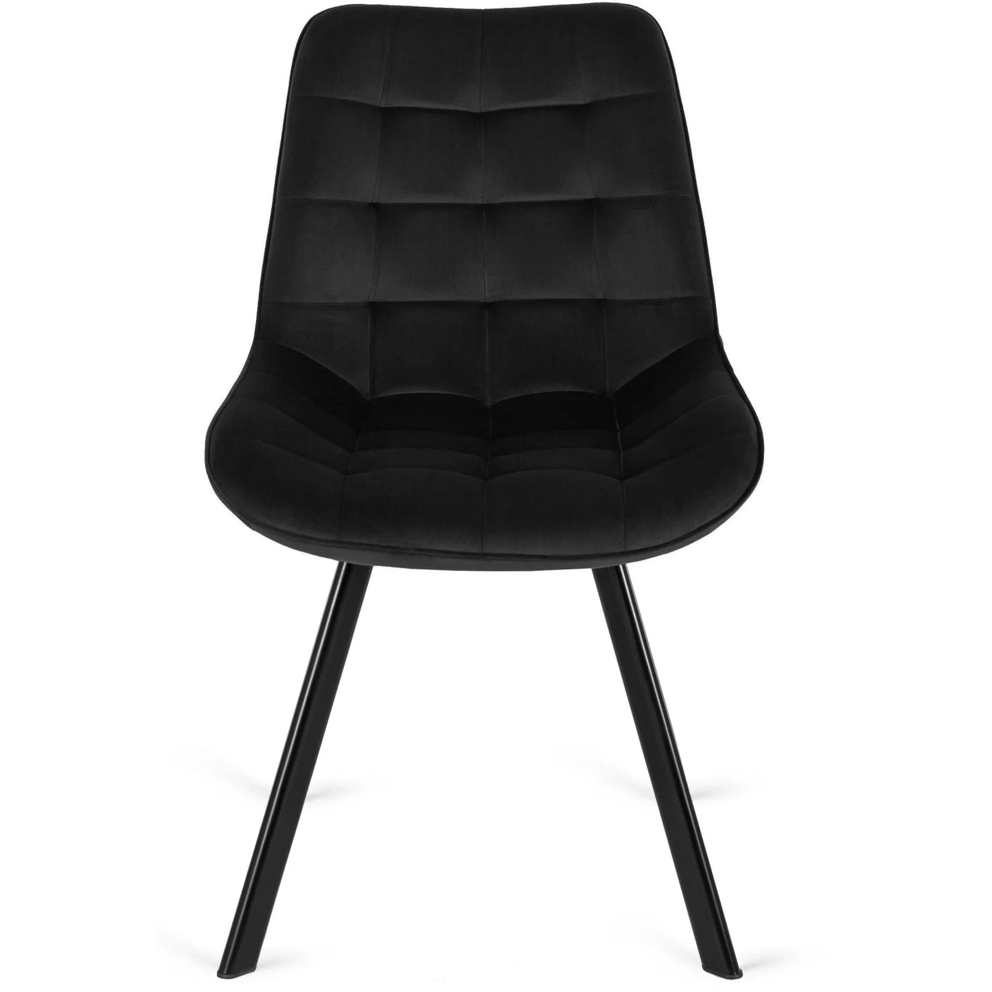 Elite RICK Black Velvet Chair – A Fusion of Elegance and Comfort