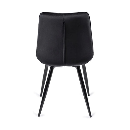 Elite RIO Black Velvet Chair – Sophistication Meets Comfort