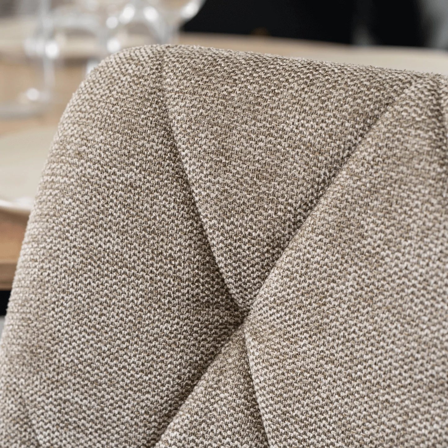 Elite ROBIN 2 Beige Upholstered Chair – A Blend of Elegance and Comfort