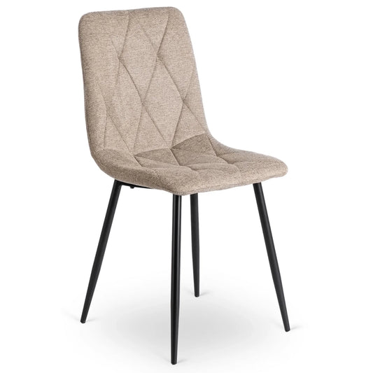 Elite ROBIN 2 Beige Upholstered Chair – A Blend of Elegance and Comfort