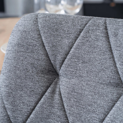 Elite ROBIN 2 Grey Upholstered Chair – A Perfect Blend of Style and Comfort