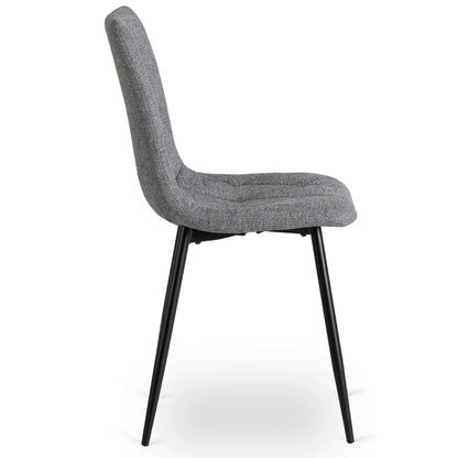 Elite ROBIN 2 Grey Upholstered Chair – A Perfect Blend of Style and Comfort