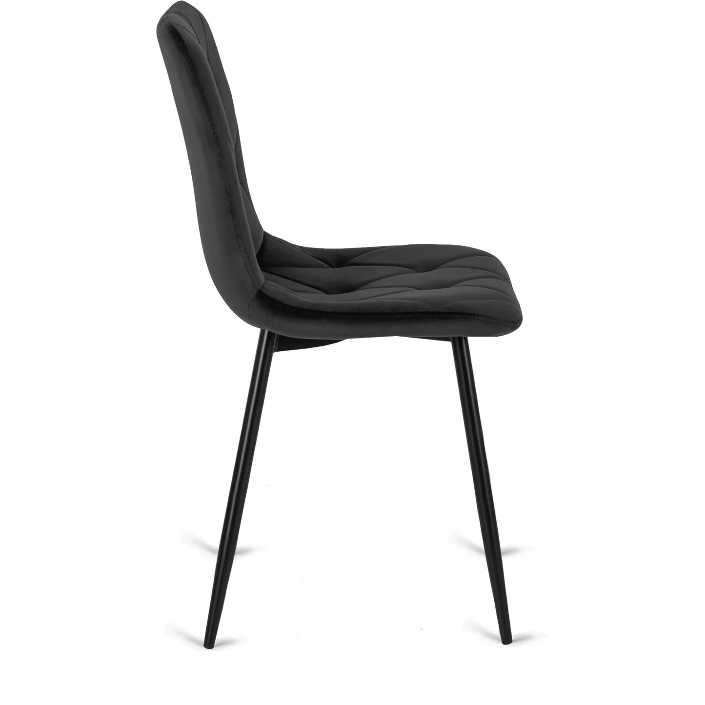 Elite ROBIN Black Velvet Chair – A Timeless Statement of Elegance and Comfort