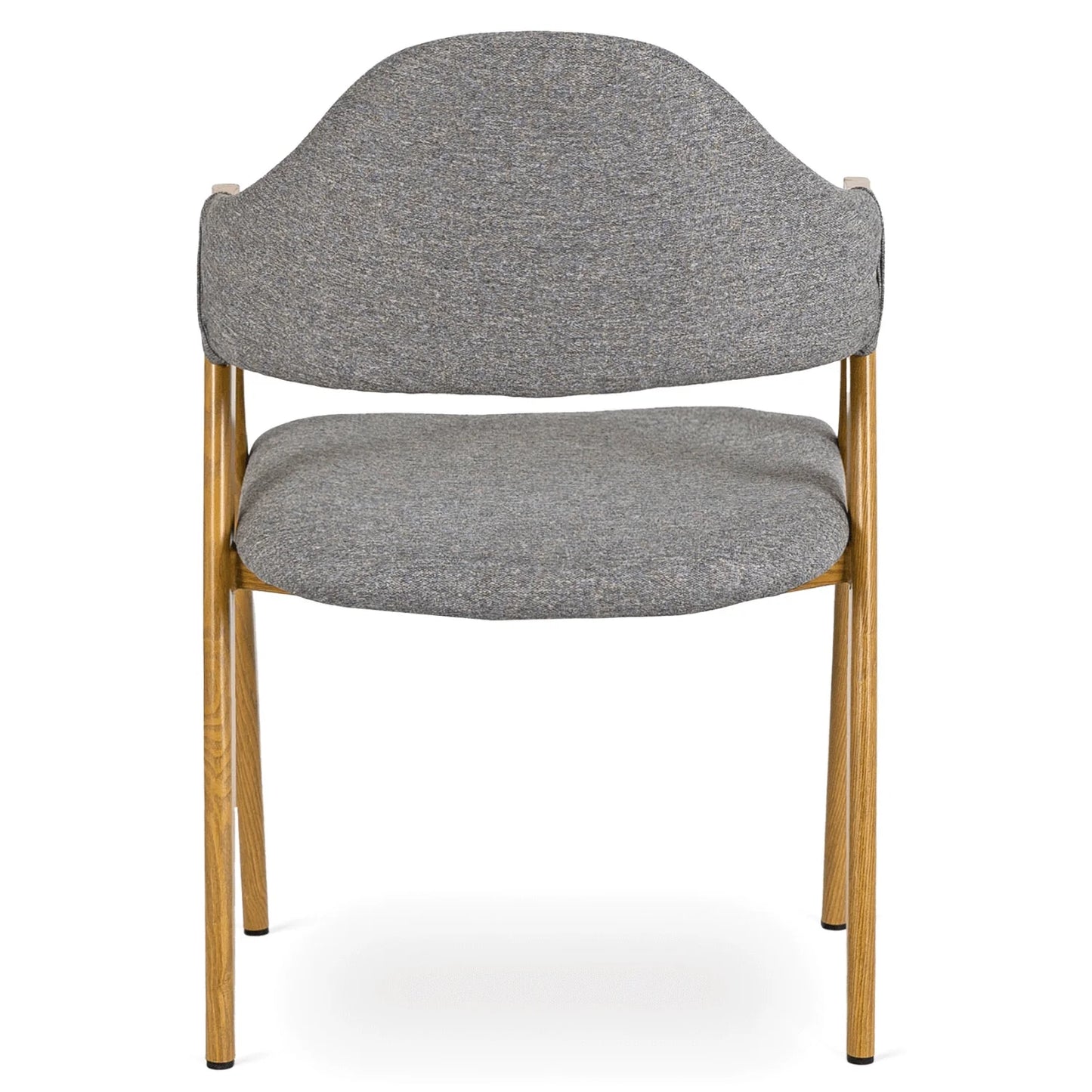 Elite RUIZ Chair – Gray Fabric & Golden Oak Frame