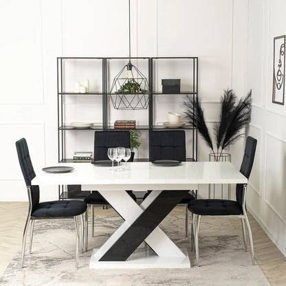 Elite MOLLY Chair – Black Velvet