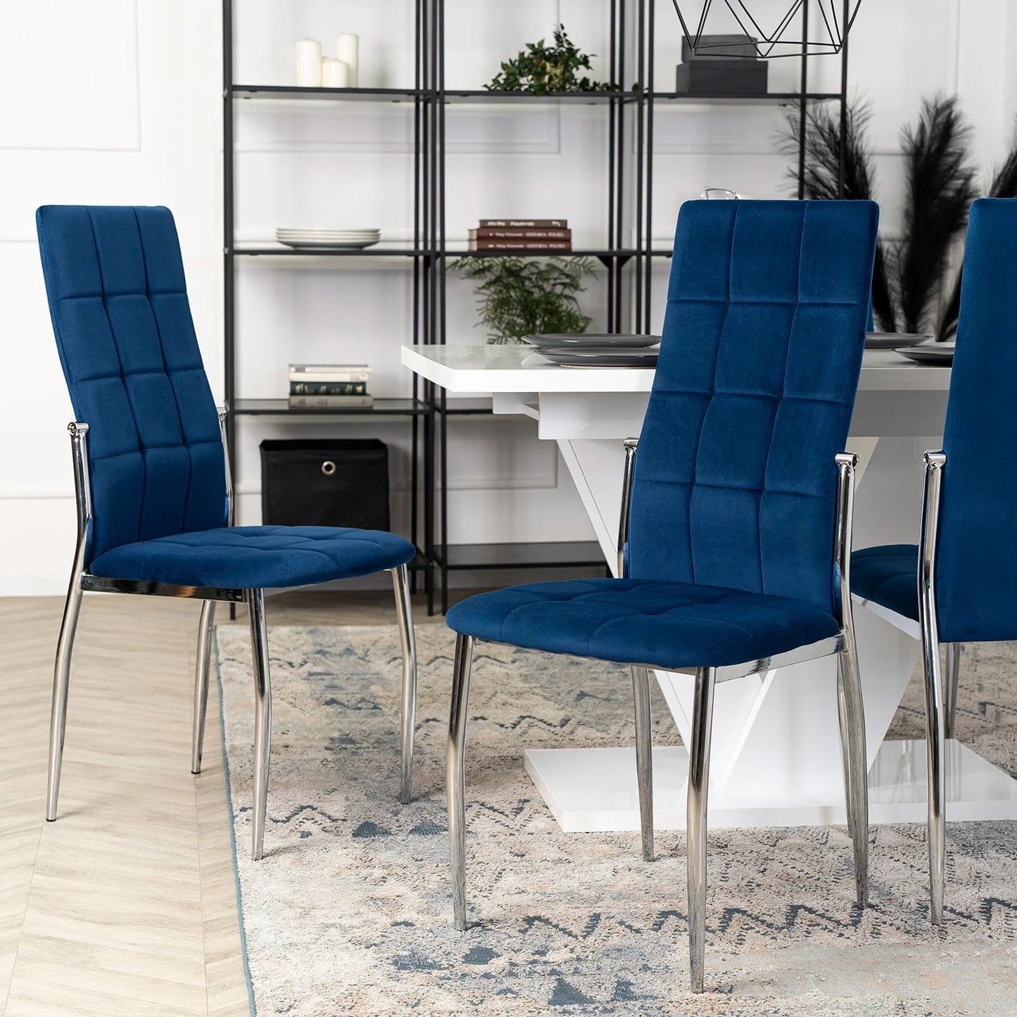 Elite MOLLY Chair – Navy Blue Velvet