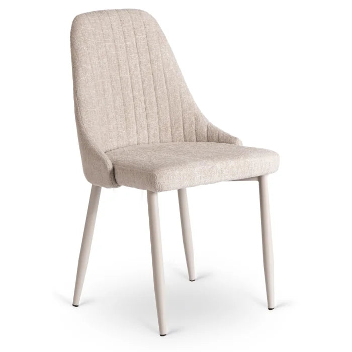 Elite TORINO Upholstered Dining Chair – Cream Modern