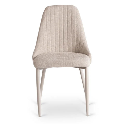 Elite TORINO Upholstered Dining Chair – Cream Modern