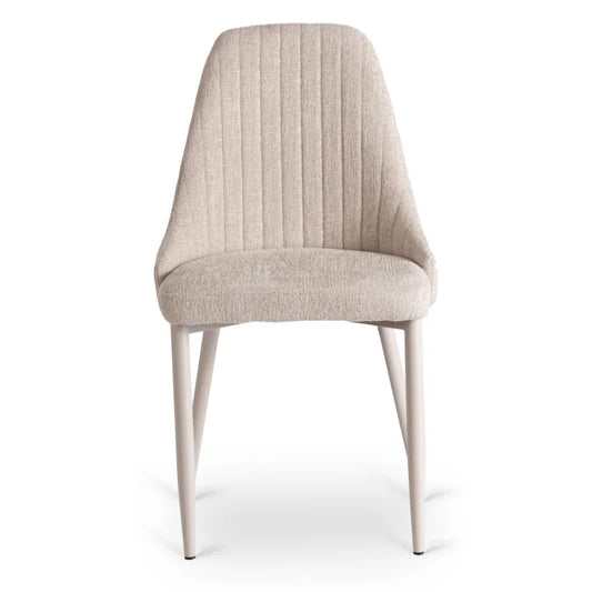 Elite TORINO Upholstered Dining Chair – Cream Modern