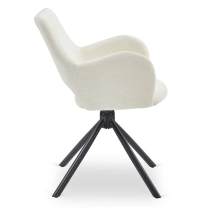 Elite FLAV Cream Modern Upholstered Chair