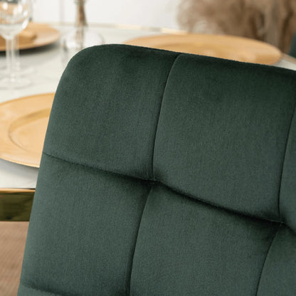 Elite YORK Green Velvet Chair – A Touch of Luxury & Modern Elegance