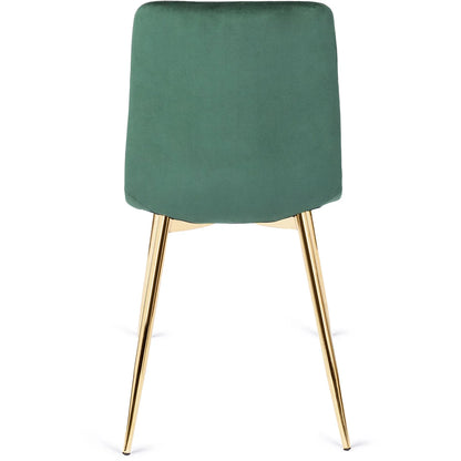 Elite YORK Green Velvet Chair – A Touch of Luxury & Modern Elegance