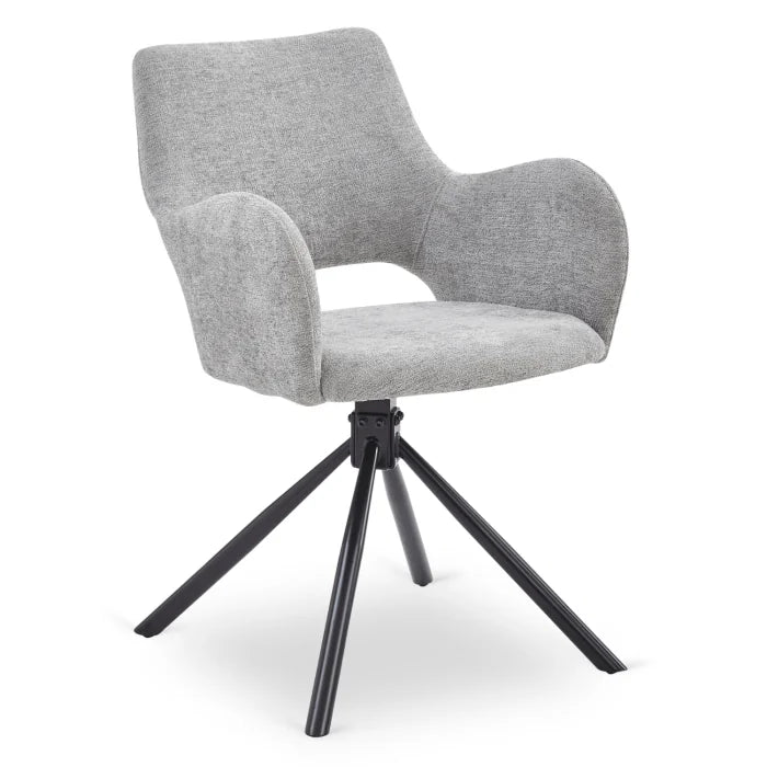 Elite FLAV Grey Modern Upholstered Chair