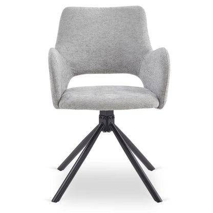 Elite FLAV Grey Modern Upholstered Chair