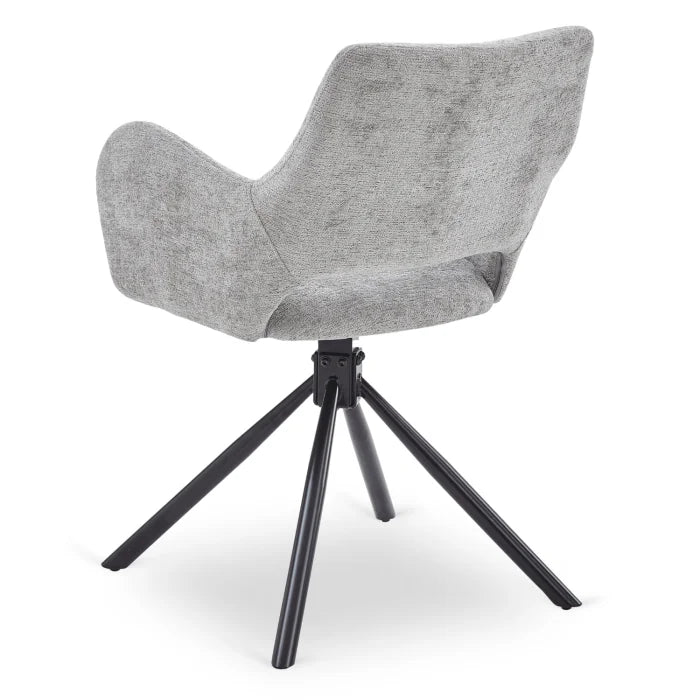 Elite FLAV Grey Modern Upholstered Chair