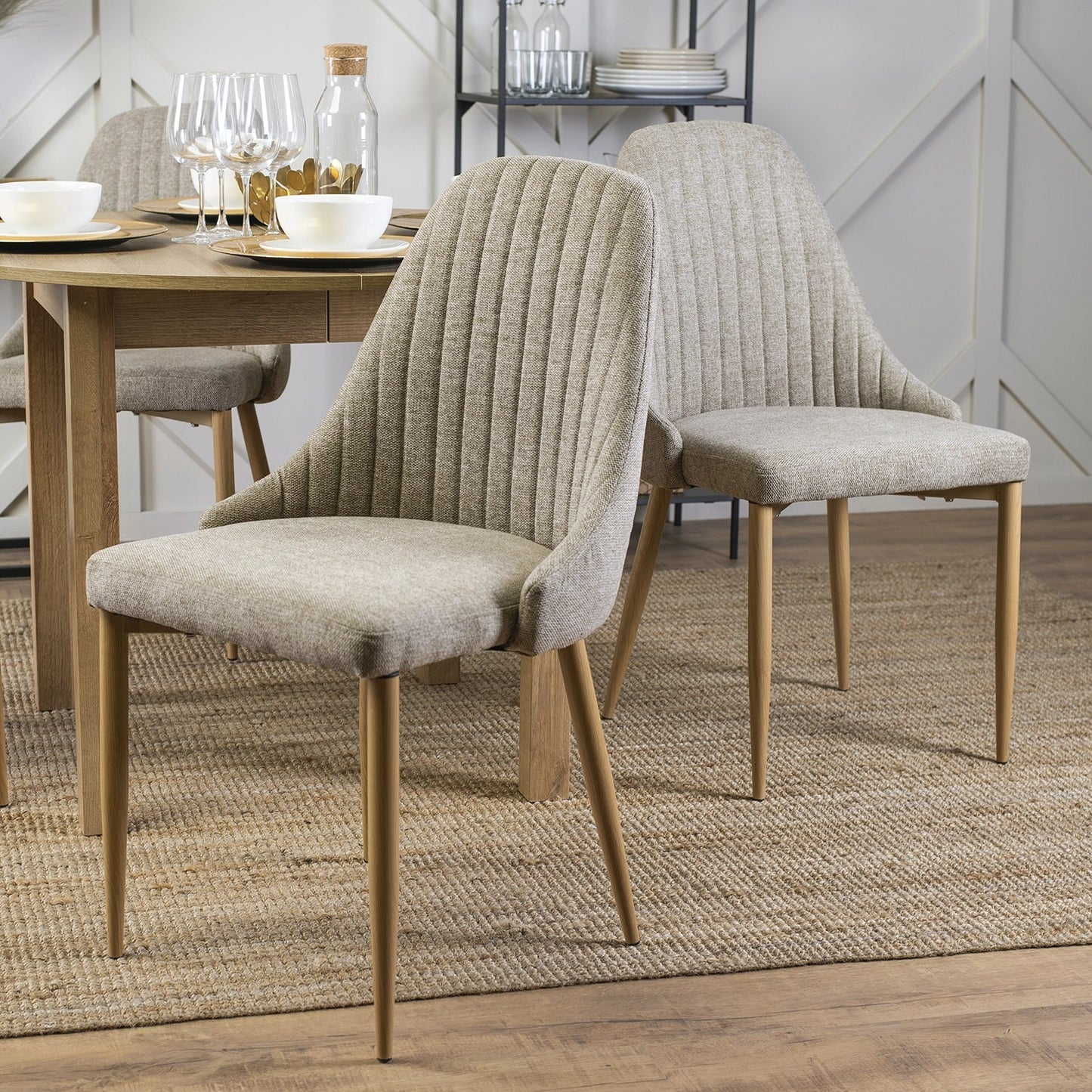 Elite TORINO Beige Fabric Chair – A Perfect Blend of Elegance & Comfort