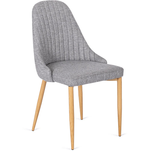 Elite TORINO Grey Fabric Chair – A Timeless Blend of Comfort & Style