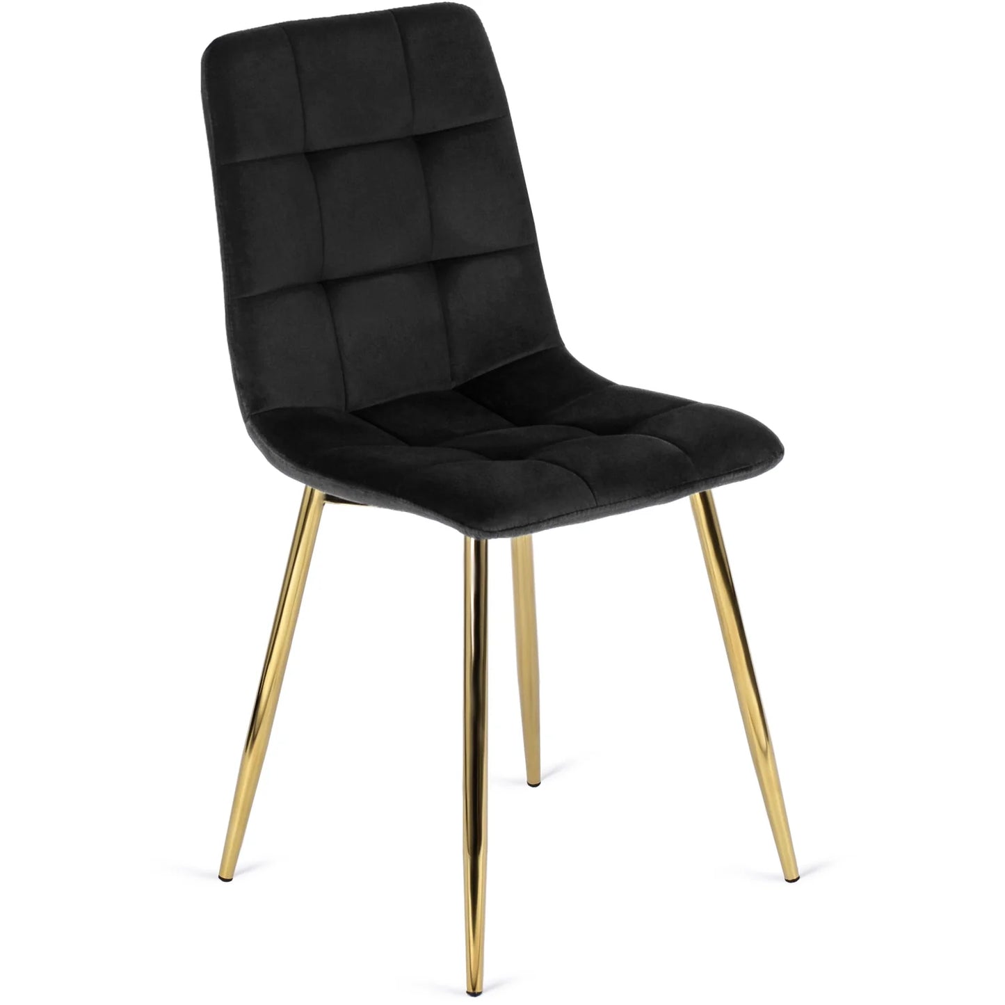 Elite YORK Black Velvet Chair – Bold Elegance with a Luxurious Touch