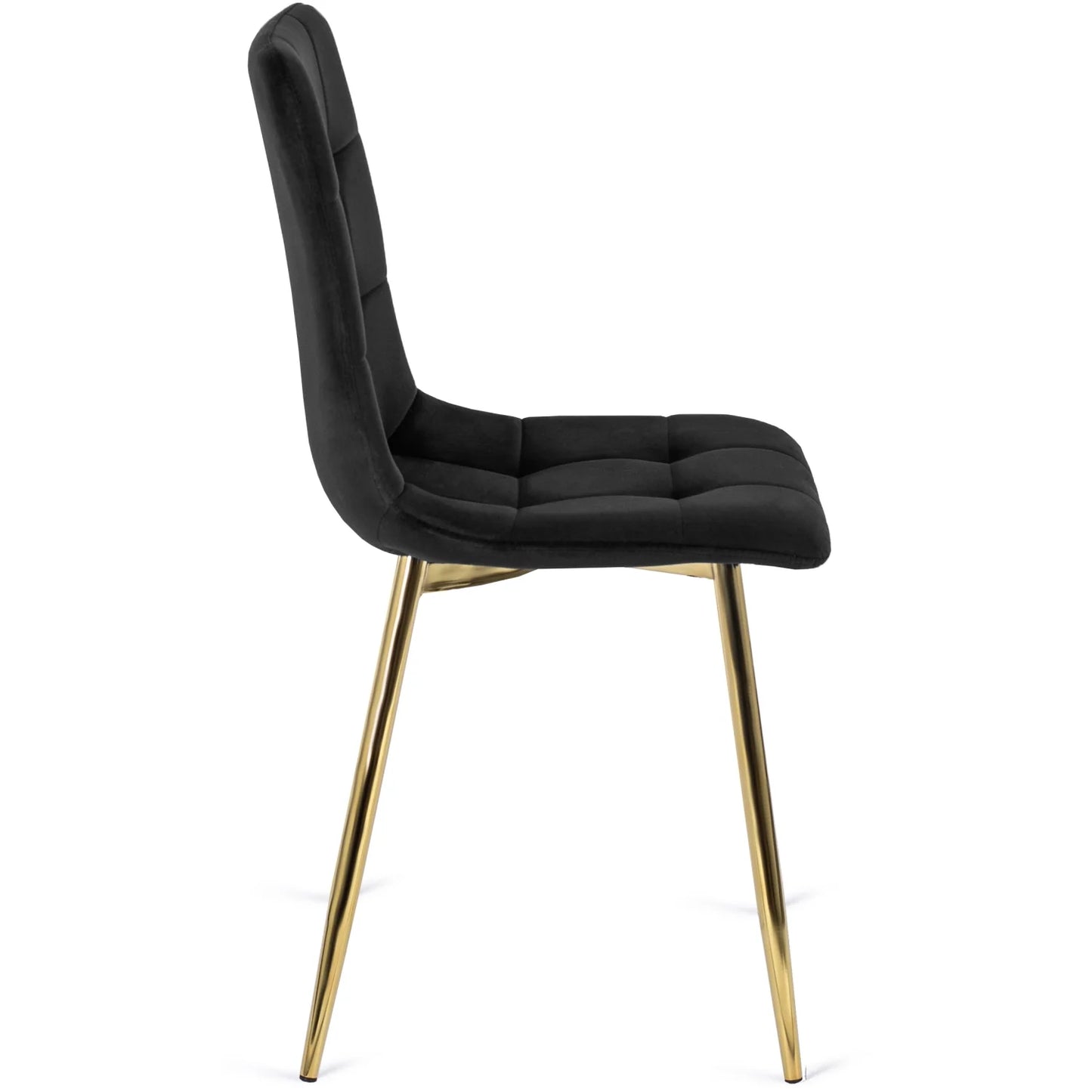 Elite YORK Black Velvet Chair – Bold Elegance with a Luxurious Touch